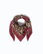 LIMBO FOULARD TWILL STAMPA MACULA FIBBIE PINKO