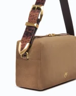 BOSTON TRIPTYCH SUEDE BOWLING BAG PINKO - Image 5