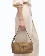BOSTON TRIPTYCH SUEDE BOWLING BAG PINKO - Image 3