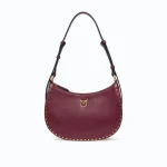 HALF MOON MINI STUDS VITELLO PINKO
