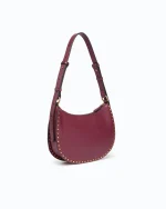 HALF MOON MINI STUDS VITELLO PINKO - Image 2