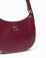 HALF MOON MINI STUDS VITELLO PINKO - Image 3