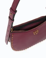 HALF MOON MINI STUDS VITELLO PINKO - Image 4