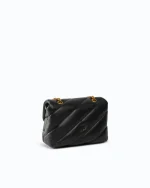 MINI LOVE BAG PUFF NEW BUCKLE SHEEP NAPPA PINKO - Image 2
