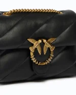 MINI LOVE BAG PUFF NEW BUCKLE SHEEP NAPPA PINKO - Image 3