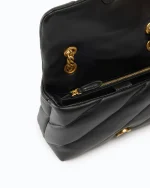 MINI LOVE BAG PUFF NEW BUCKLE SHEEP NAPPA PINKO - Image 4