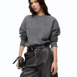 MONACI MAGLIA SWEATER FULL STRASS PINKO