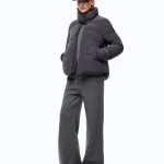 PASSEGGIATINA PANTALONE FULLY RHINESTONED FLEECE PINKO