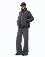 PASSEGGIATINA PANTALONE FULLY RHINESTONED FLEECE PINKO