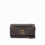 CLICK SOFT HORIZONTAL LOVE BAG IN FULL-GRAIN LEATHER PINKO