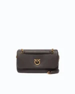 CLICK SOFT HORIZONTAL LOVE BAG IN FULL-GRAIN LEATHER PINKO