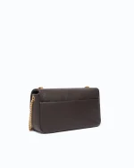 CLICK SOFT HORIZONTAL LOVE BAG IN FULL-GRAIN LEATHER PINKO - Image 2