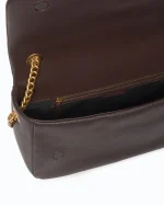 CLICK SOFT HORIZONTAL LOVE BAG IN FULL-GRAIN LEATHER PINKO - Image 5
