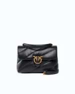 LOVE BAG PUFF MAXI QUILT NEW BUCKLE PINKO