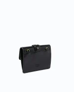 LEATHER CARD HOLDER LOVE POCKET STUDS PINKO - Image 2