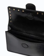 LEATHER CARD HOLDER LOVE POCKET STUDS PINKO - Image 4