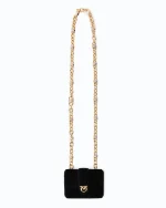 SUEDE POCKET NECKLACE PINKO