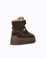 SUEDE ANKLE BOOTS MARTINA WITH FUR PINKO - Image 4
