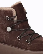 SUEDE ANKLE BOOTS MARTINA WITH FUR PINKO - Image 5