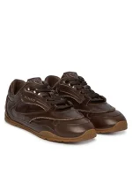 YULIA SNEAKERS NAPPA LEATHER PINKO - Image 2
