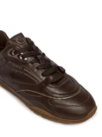 YULIA SNEAKERS NAPPA LEATHER PINKO - Image 4