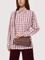 THESS MINI CROSSBODY PURPLE BAG COCCINELLE - Image 4