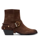 JANE ANKLE BOOTS SUEDE BRUSHED COW PINKO