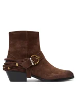 JANE ANKLE BOOTS SUEDE BRUSHED COW PINKO