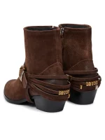 JANE ANKLE BOOTS SUEDE BRUSHED COW PINKO - Image 3