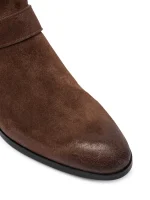 JANE ANKLE BOOTS SUEDE BRUSHED COW PINKO - Image 4