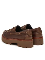 MARGARET MOCASSINS BRUSHED CALF LEATHER PINKO - Image 3