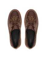 MARGARET MOCASSINS BRUSHED CALF LEATHER PINKO - Image 4