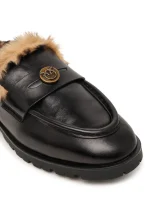 NORA SABOT LUX CALF LEATHER/LINING FUR PINKO - Image 5