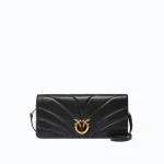LOVE BAG CLICK SOFT HORIZONTAL NAPPA LEATHER PINKO