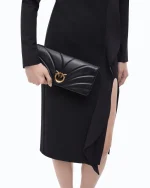 LOVE BAG CLICK SOFT HORIZONTAL NAPPA LEATHER PINKO - Image 4