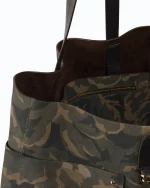 SUEDE SHOPPER BAG WITH STUDS PINKO - Image 4