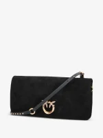 SUEDE CLICK SOFT HORIZONTAL CLASSIC BAG PINKO - Image 2