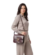 LOVE BOXY LEATHER CROSSBODY BAG PINKO - Image 3