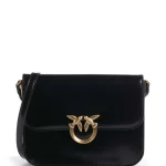 LOVE BOXY LEATHER CROSSBODY BAG PINKO