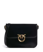 LOVE BOXY LEATHER CROSSBODY BAG PINKO
