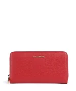 METALLIC SOFT WALLET LEATHER COCCINELLE
